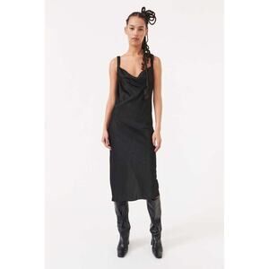 Baum und Pferdgarten Agamora Slip Dress 32 XS Black Cowl Neck Quiet Luxury